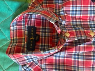 Camisa cuadros niño Talla 8