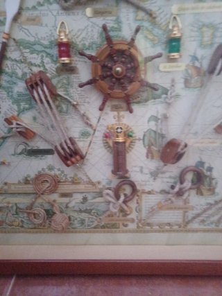 Cuadro Nudos Marineros Mapa