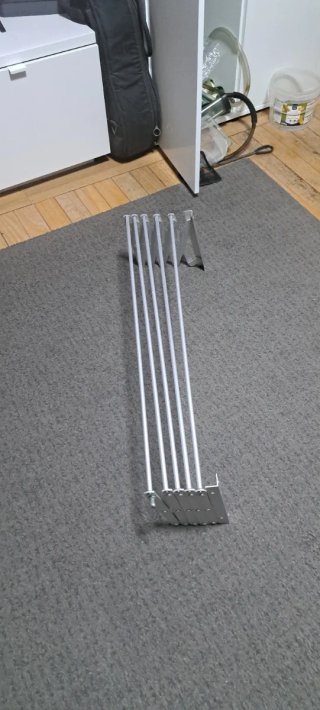 Tendedero extensible pared metal