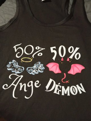 Camiseta Ángel Demonio Talla L