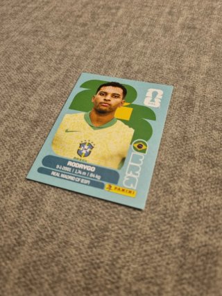 Carta Rodrygo Mundial 2026 Panini
