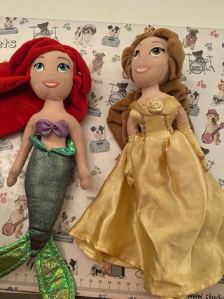 Muñecas Ariel y Bella Disney