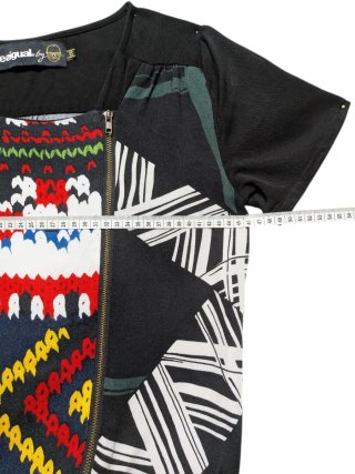 Mono Desigual Talla M Viscosa