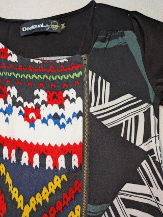 Mono Desigual Talla M Viscosa