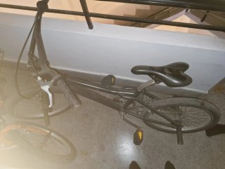 Bicicleta BMX negra