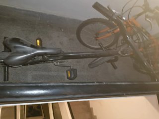 Bicicleta BMX negra