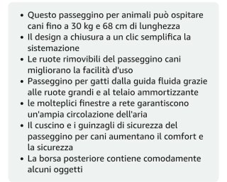 Passeggino per cani nero e rosso NUOVO mai usato