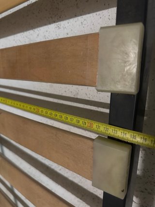 Somier metálico con lamas de madera