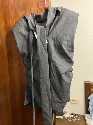 Blusa Zara Gris Talla S