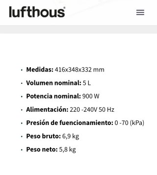 Robot Cocina Lufthous Xpress Lachef