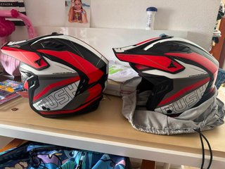 Casco de moto Rush Talla L y XS