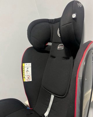 Silla coche Isofix negra grupo 1-2