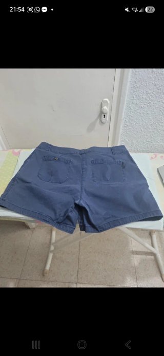 Shorts de mujer azul