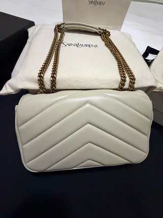 Bolso YSL Loulou Pequeño Blanco