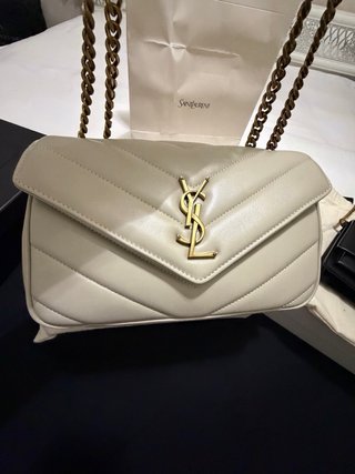 Bolso YSL Loulou Pequeño Blanco