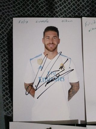 Firmas Real Madrid Jugadores
