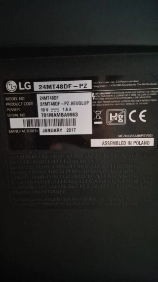 Televisión LG 24 pulgadas