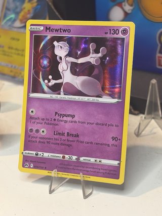 Carta Pokémon Mewtwo holo