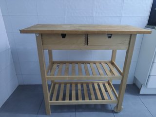 Carro de cocina madera maciza