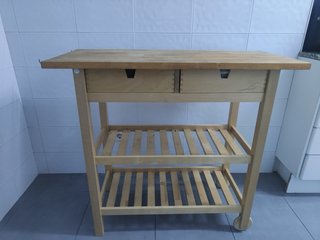 Carro de cocina madera maciza