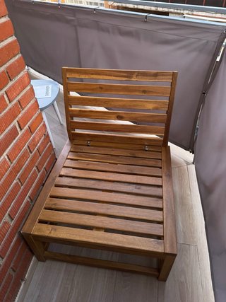 2 Sillones Madera Exterior NÄMMARÖ Ikea