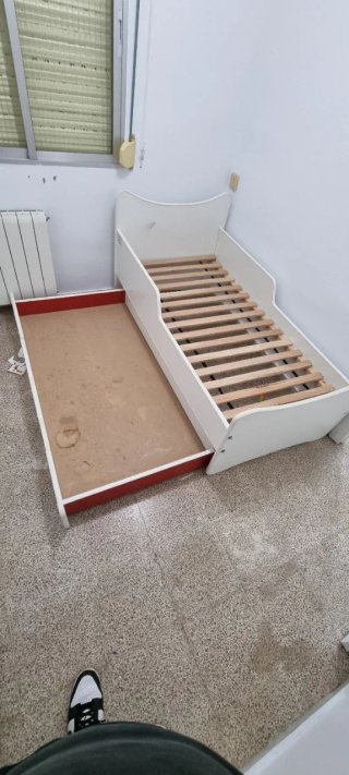 Cama Infantil con Cama Nido 70x160