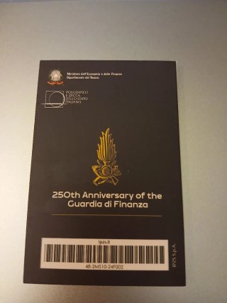Moneta 2 Euro Guardia di Finanza 250° Anniversario