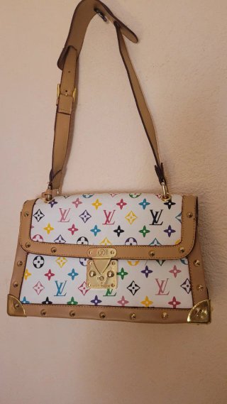 Bolso Louis Vuitton Multicolor Blanco