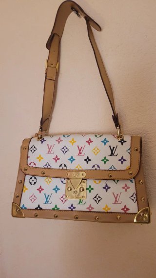Bolso Louis Vuitton Multicolor Blanco