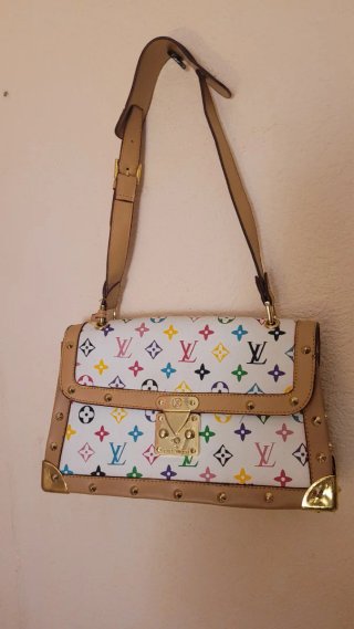 Bolso Louis Vuitton Multicolor Blanco