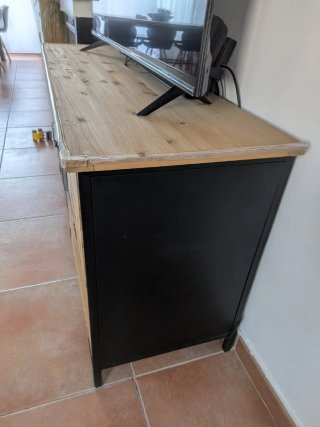 Mueble TV Industrial Metal y Madera