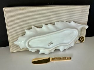 🇫🇷 Limoges mantequillera porcelana