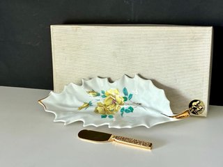 🇫🇷 Limoges mantequillera porcelana