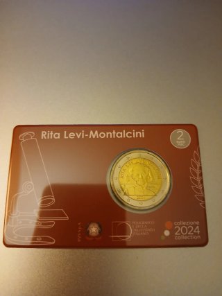 Moneta 2 Euro Rita Levi-Montalcini