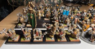 Ejército Enanos Warhammer TOW 6ª y 8ª Ed.