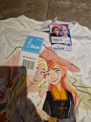 Conjunto niña Frozen camiseta y pantalón corto