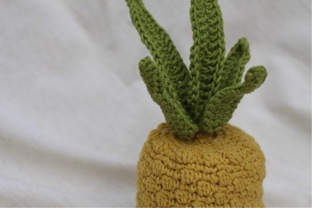 Piña Crochet Hecha a Mano