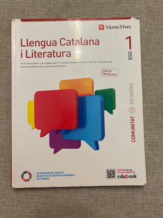 LLENGUA CATALANA I LITERATURA 1 BL (COMUNITAT EX)