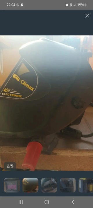 Máquina soldar Hps 125 con su caja + Casco climax