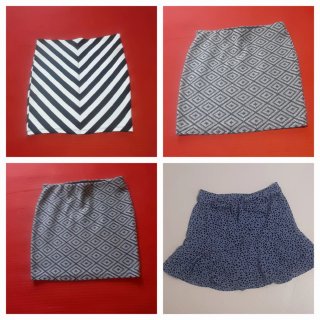 Lote 4 faldas mini talla M, SOLO 4€