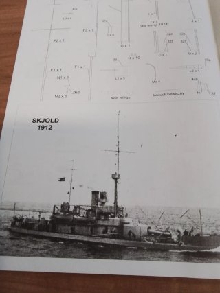 Maqueta Barco Militar Skjold 1:200 Modelik