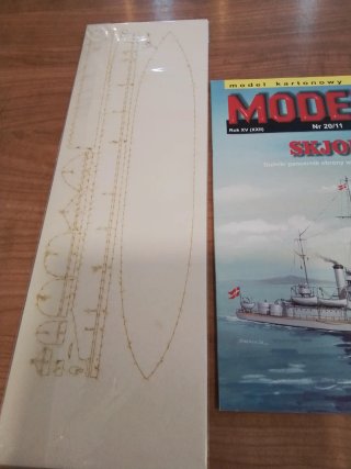 Maqueta Barco Militar Skjold 1:200 Modelik