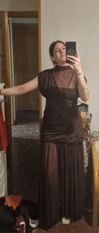 Vestido fiesta Zara Talla M
