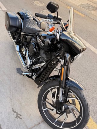 Asiento Harley Davidson Softail Negro