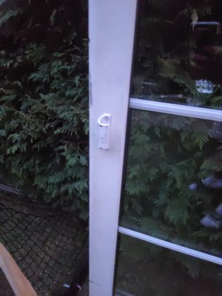 Puerta aluminio con cristal