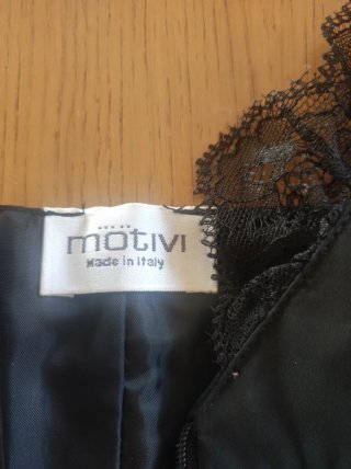 Bustino donna pizzo nero