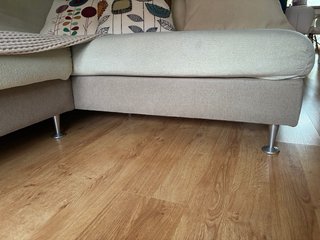 Sofá cheslongue derecho beige