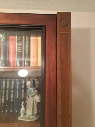 Conjunto Librería Salón Madera
