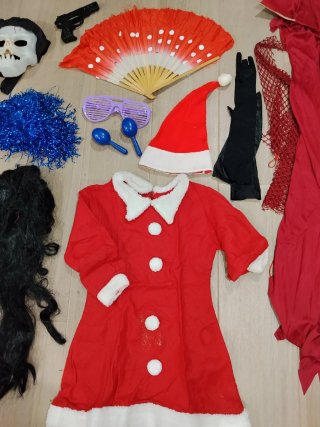 Lote Disfraces Halloween/Navidad