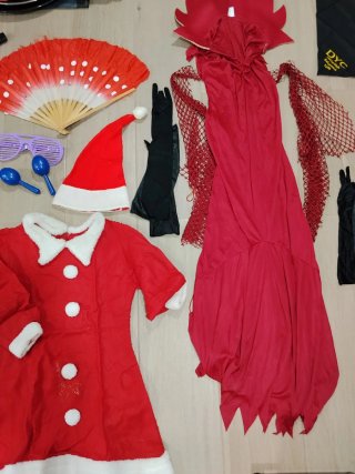 Lote Disfraces Halloween/Navidad